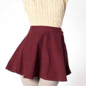 American Apparel Corduroy Skirt